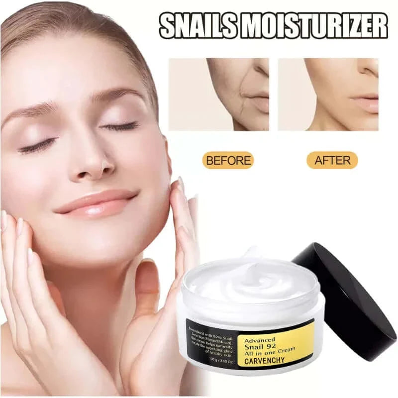Snail Mucin 96% Power Repairing Essence, Face Cream Hydrating Serum Shrink Pores