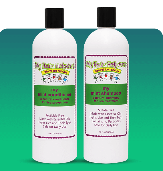 Lice Prevention Shampoo & Conditioner with Peppermint Oil for Kids