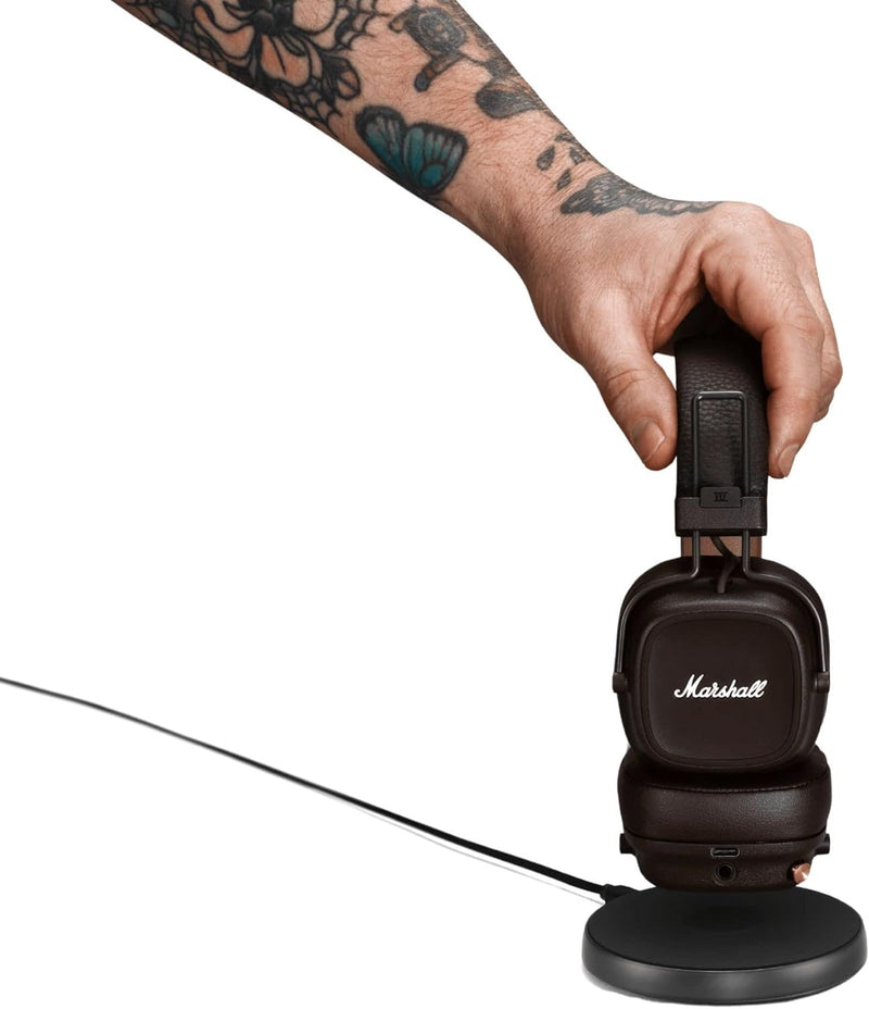 Marshall Major IV On-Ear Bluetooth Headphones - Brown