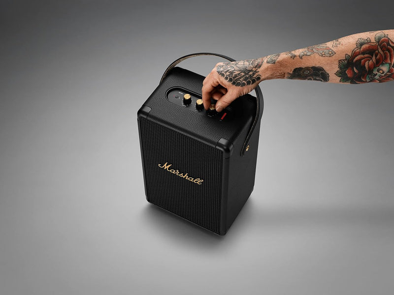 Marshall - Tufton Portable Bluetooth Speaker - Black & Brass