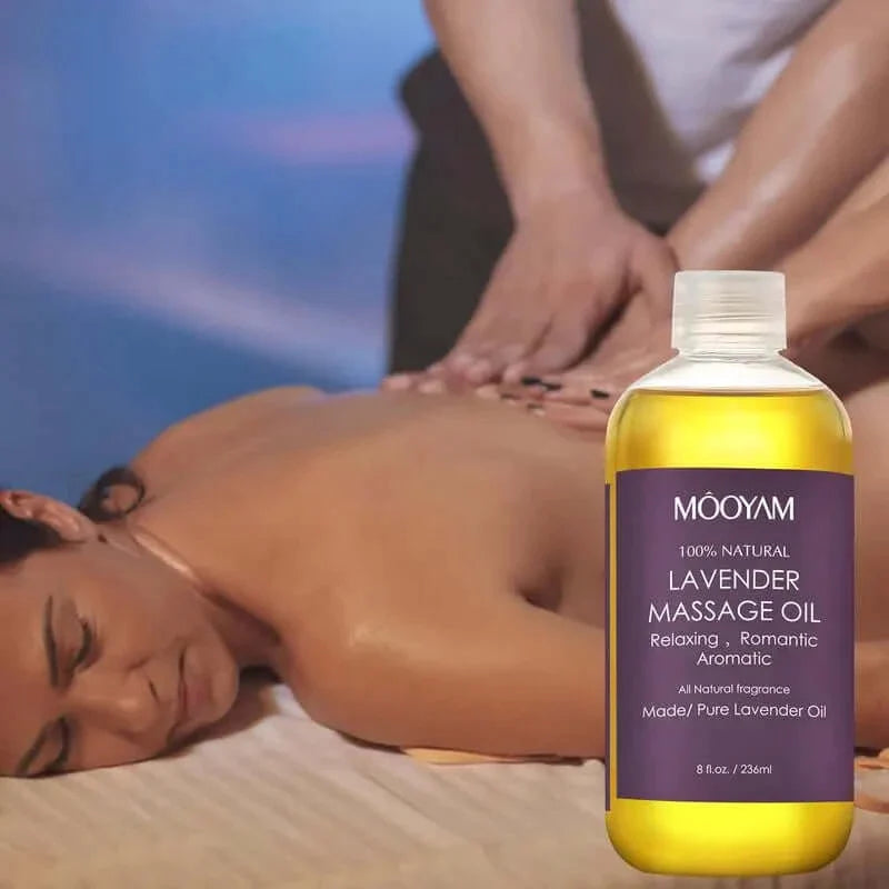"Lavender Body Sculpting Oil: Relax, Tone, Massage, Enhance"