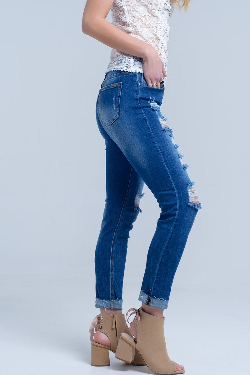 Rugged Edge Jean - Unleash Your Inner Rebel - Daring Style and Quality Craftsmanship