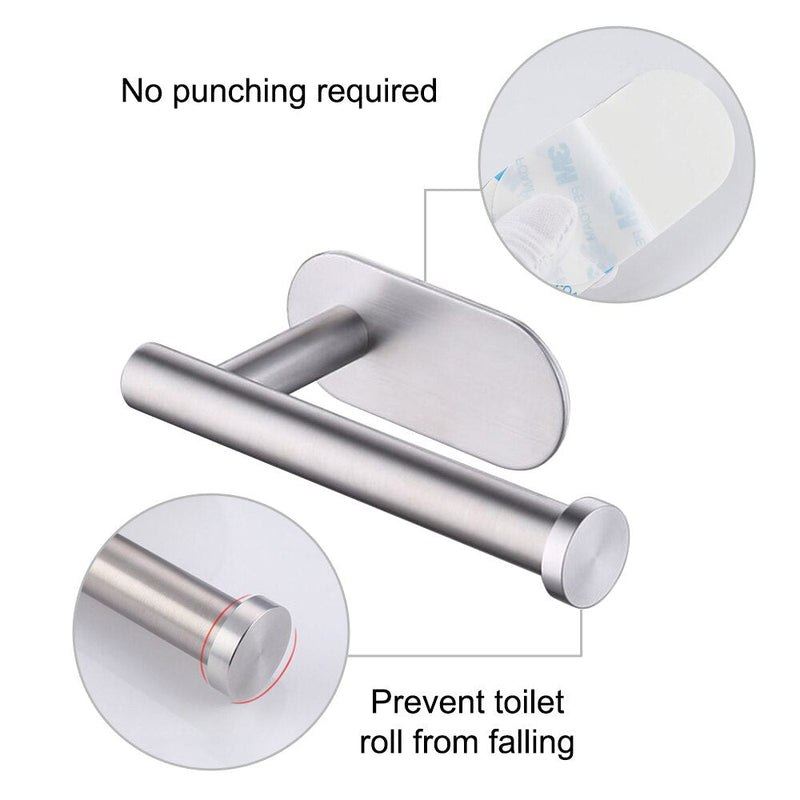 Wall-mounted toilet paper holder,