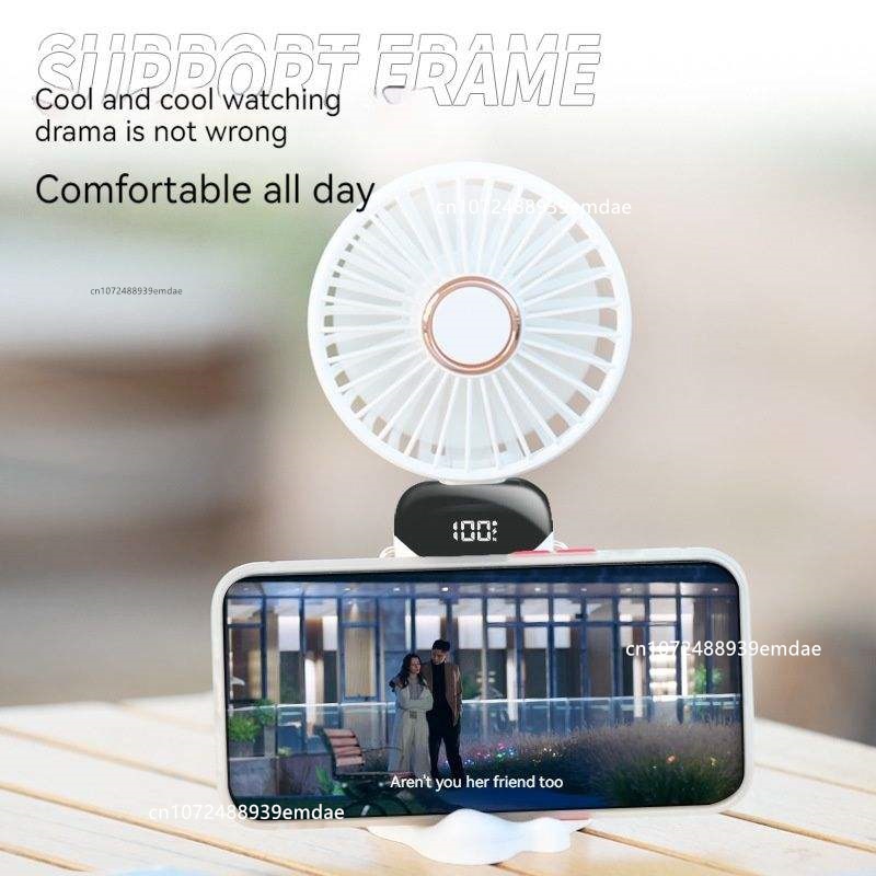 Wind Fan with Aromatherapy Diffuser; with Customizable Wind Modes