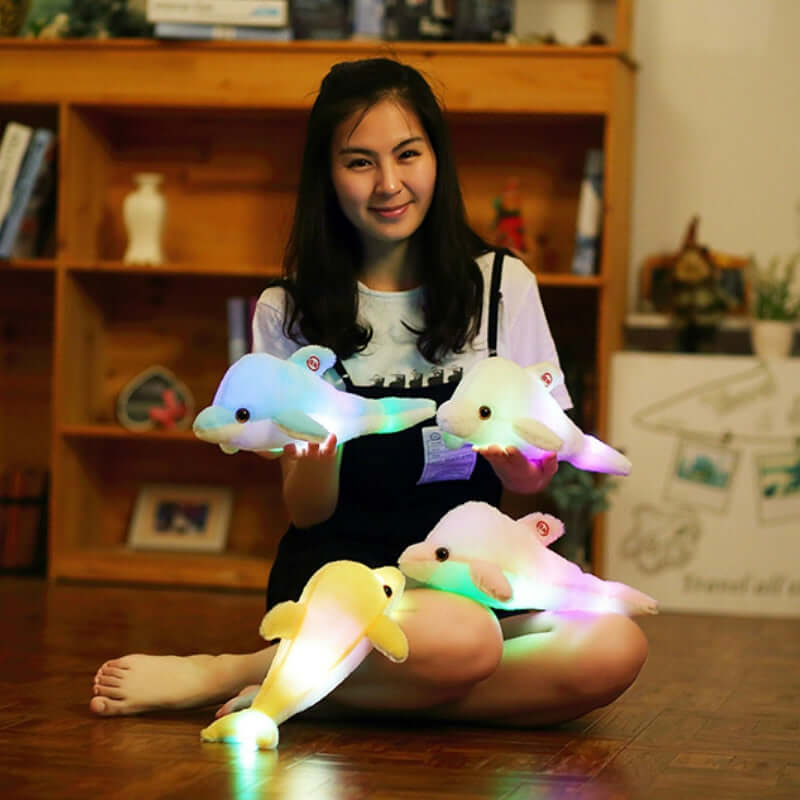 "Luminous LED Glowing Teddy Bear Plush Toy - Christmas Gift for Kids"