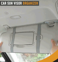 car organizer with zip compartment