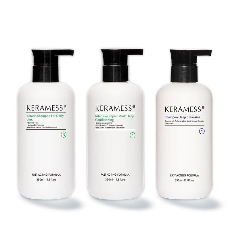 Keratin Treatment Shampoo & Conditioner - Sulfate Free for Hair Repair
