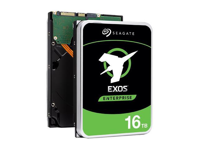 Seagate Exos 16TB Enterprise HDD X16 SATA 6Gb/s 512e/4Kn 7200 RPM 256MB Cache 3.5" Internal Hard Drive ST16000NM001G