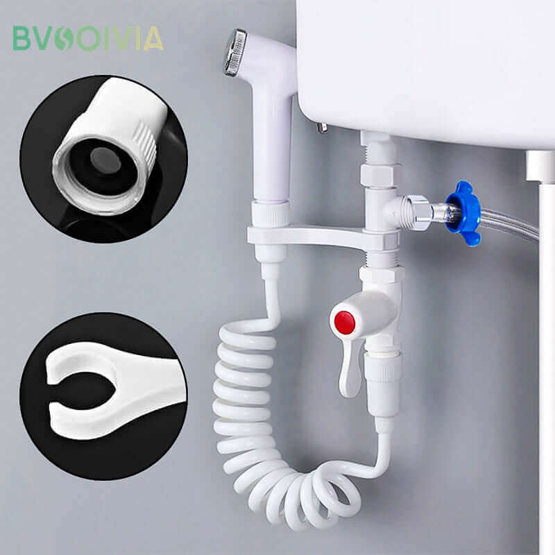 Portable ABS Bidet Sprayer Set, hand held, Portable, rechargeable bidet set