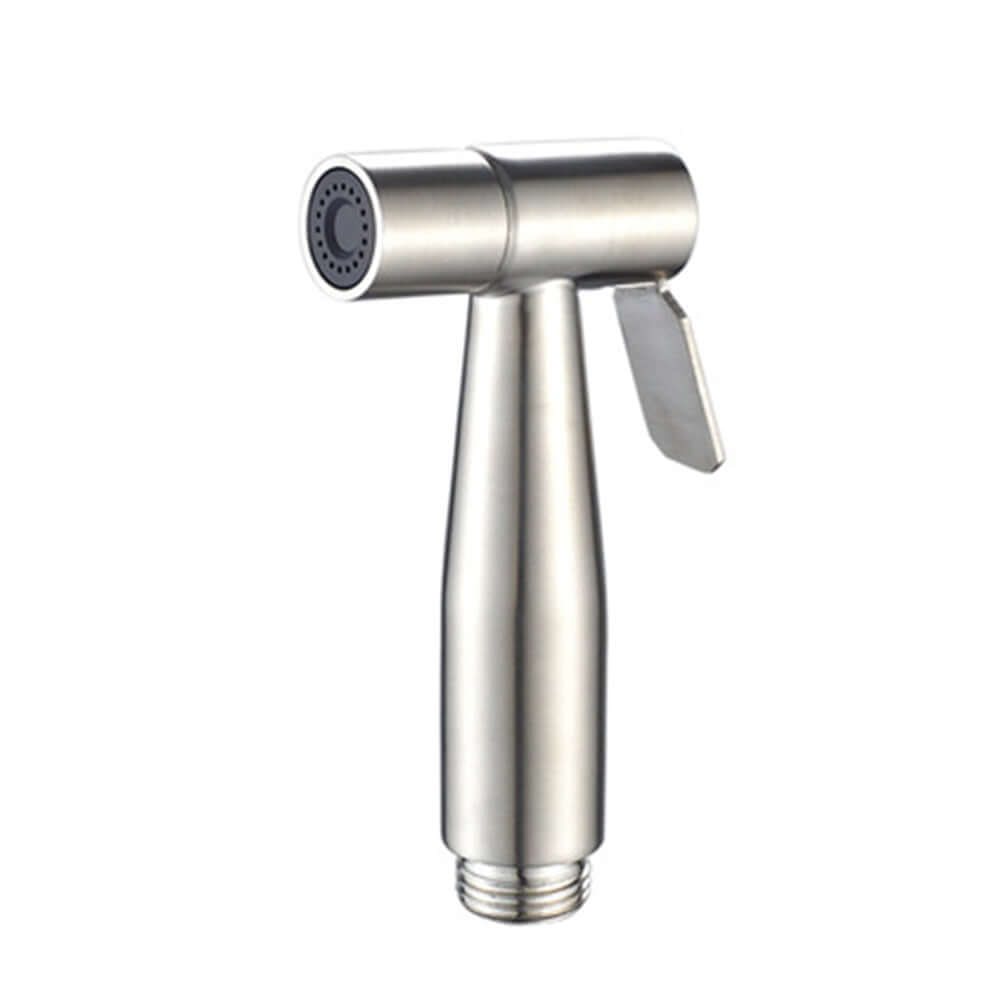 "Stainless Steel Handheld Bidet: Bathroom Hygiene Sprayer Set"