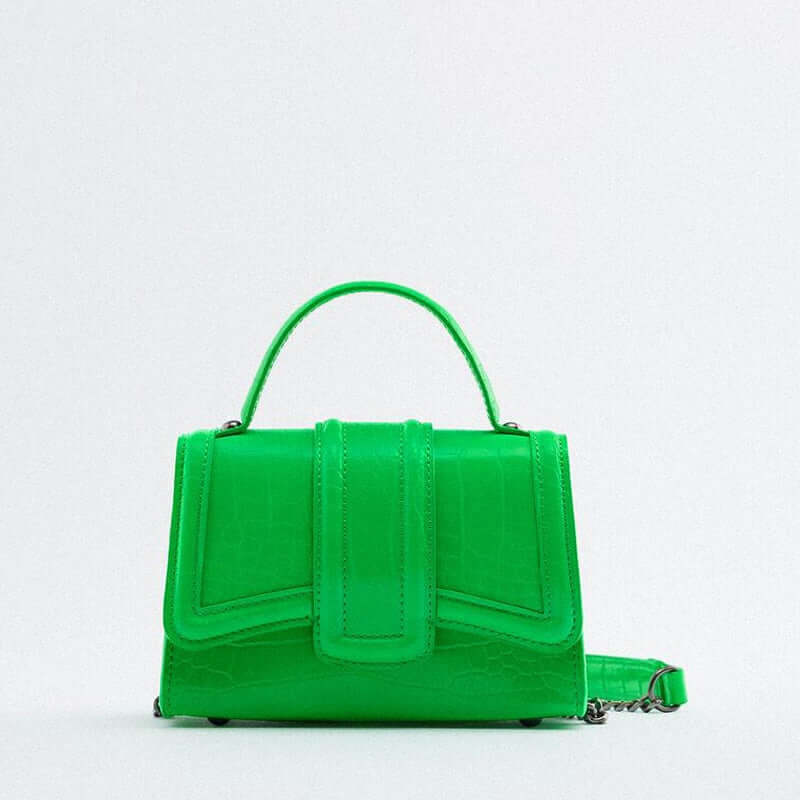 Women's Alligator Purse - Fashionable and Versatile Flap Bag