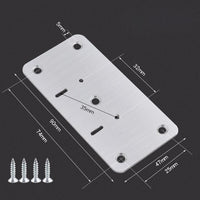 Stainless Steel Hinge Repair Plate