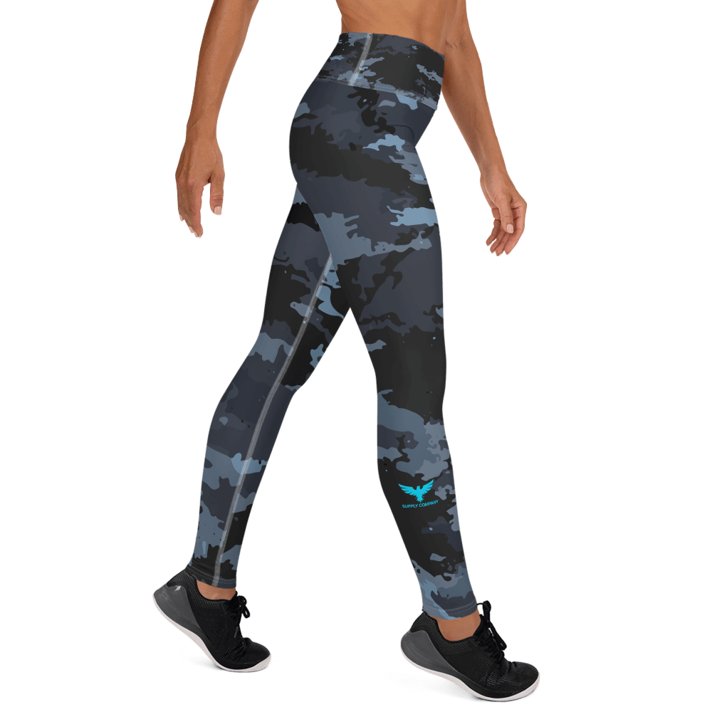 Women's All Day Comfort Yoga Coast Camo Full Length Leggings