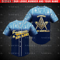 Custom Name Love FREEMASON Baseball Jersey Summer Men's Oversized Tee