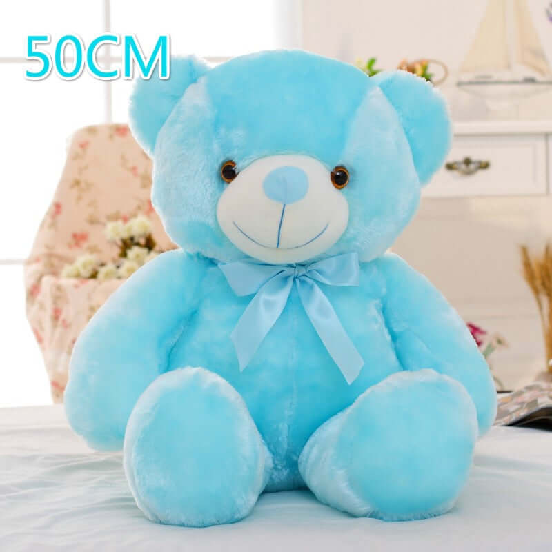 "Luminous LED Glowing Teddy Bear Plush Toy - Christmas Gift for Kids"