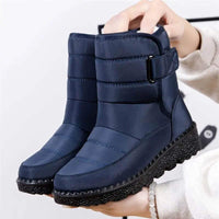 Cozy and Stylish Women's Snow Boots, Slip-On, Waterproof, and Plush