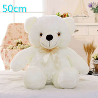 "Luminous LED Glowing Teddy Bear Plush Toy - Christmas Gift for Kids"