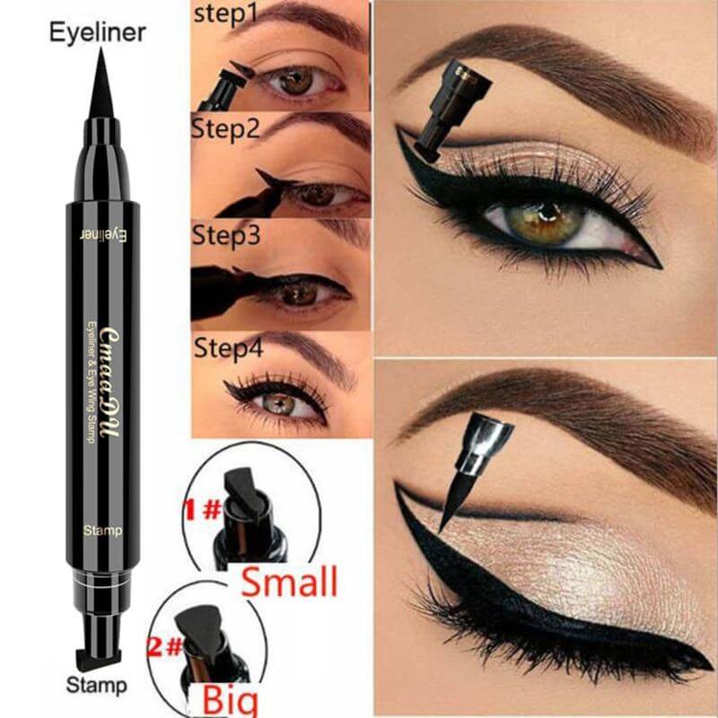 Eyeliner, Dual Ended Eyeliner Stamp,