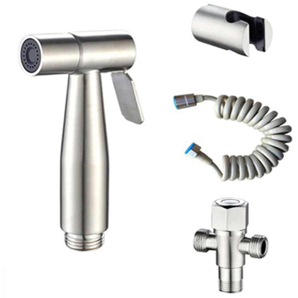 "Stainless Steel Bidet Sprayer Set: G1/2, Bathroom Hand Spray"