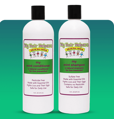 Lice Prevention Shampoo & Conditioner with Peppermint Oil for Kids