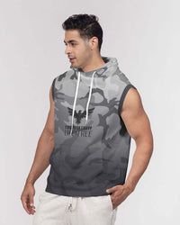 Men's Heavyweight Live Free Camo Sleeveless Hoodie