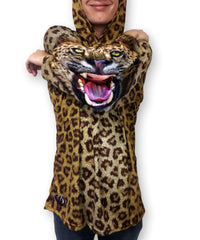 LEOPARD Hoodie Chomp Shirt by MOUTHMAN®