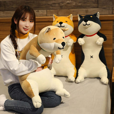 Shiba Inu Plush Toy, 60-120cm Long Animal Pillow