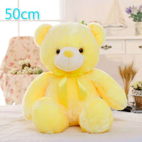 "Luminous LED Glowing Teddy Bear Plush Toy - Christmas Gift for Kids"