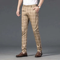 Spring and Autumn Golf Pants Men's Pants Striped Slim Fit Quick Drying Pants Golf Pants Men's Sports Pants