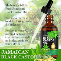 120ml Castor Oil: Organic Serum for Hair Growth and Skin Health