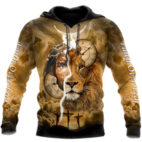 Animal Lion 3D Printed Men Hoodies Unisex Casual Pullover Zip Hoodie