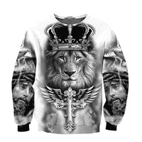 Animal Lion 3D Printed Men Hoodies Unisex Casual Pullover Zip Hoodie