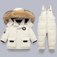 Kids' Winter Warm Down Jacket & Jumpsuit Set (Boys & Girls)