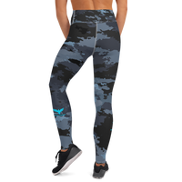 Women's All Day Comfort Yoga Coast Camo Full Length Leggings