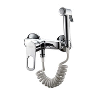 "LEDEME Bidet Faucet: Hot/Cold Water Mixer, Double Switch"