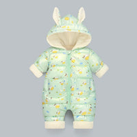 "Newborn Winter Fashion Snowsuit | Cotton-Padded Boy/Girl Jumpsuit"