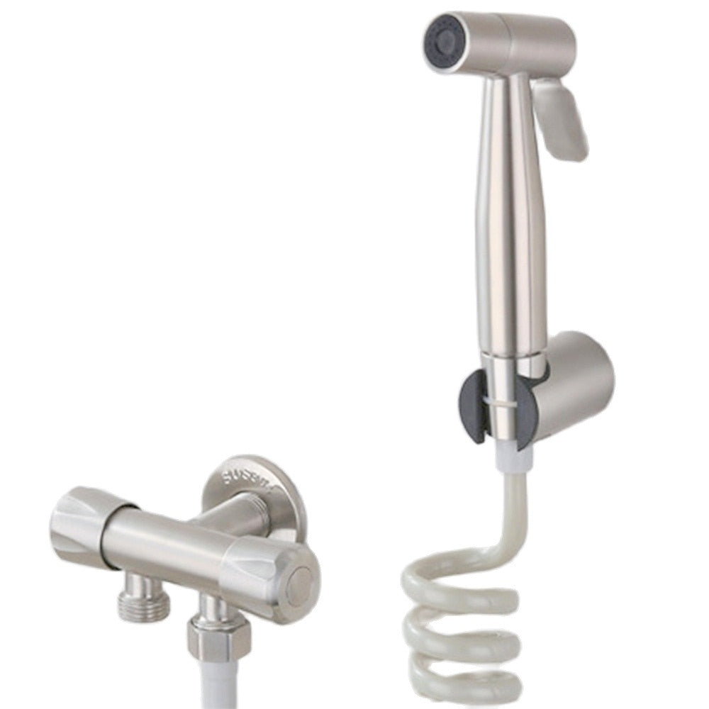 "Stainless Steel Bidet Sprayer Set: G1/2, Bathroom Hand Spray"