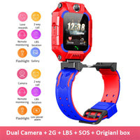 "Q19 Kids Smart Watch: Dual Camera, GPS, SOS, Voice Chat & More!"