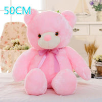 "Luminous LED Glowing Teddy Bear Plush Toy - Christmas Gift for Kids"