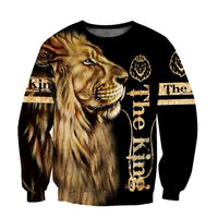 Animal Lion 3D Printed Men Hoodies Unisex Casual Pullover Zip Hoodie