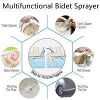 "Stainless Steel Bidet Sprayer Set: G1/2, Bathroom Hand Spray"