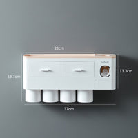 Toothbrush holder, Magnetic Toothbrush Holder