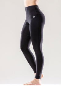 Puissante High-Waisted Full-Length Black Leggings