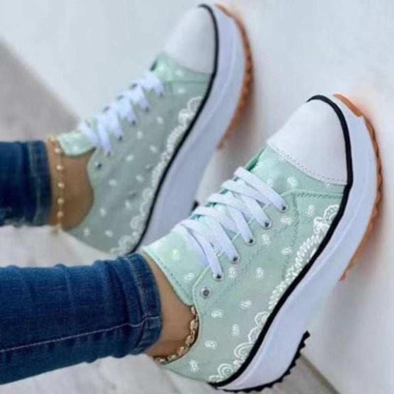 Fashion Women's Sneakers - Step Up Your Style with Comfortable Footwear