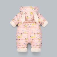 "Newborn Winter Fashion Snowsuit | Cotton-Padded Boy/Girl Jumpsuit"