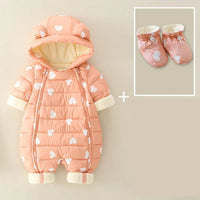 Warm Winter Wear for Baby Boys & Girls | Cotton Overalls Snowsuit"