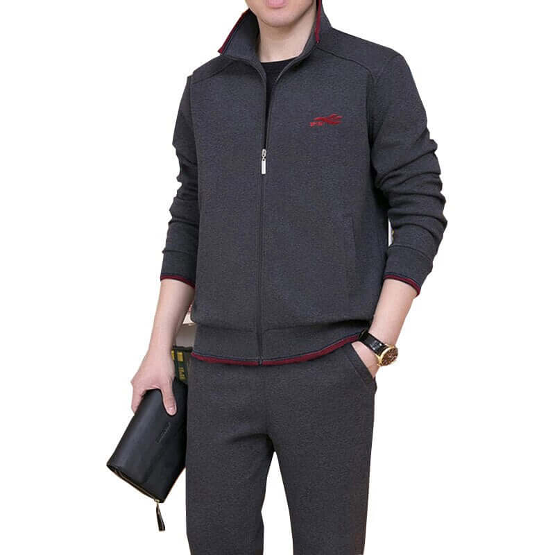 "3-Piece Men's Sweat Suit Set - Stylish and Casual Sportswear Set"