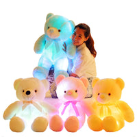 "Luminous LED Glowing Teddy Bear Plush Toy - Christmas Gift for Kids"