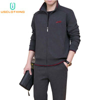 "3-Piece Men's Sweat Suit Set - Stylish and Casual Sportswear Set"