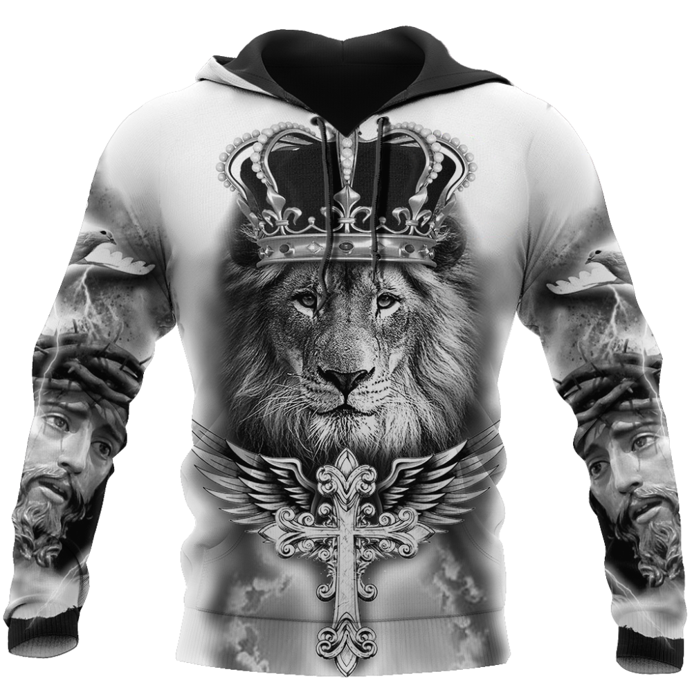 Animal Lion 3D Printed Men Hoodies Unisex Casual Pullover Zip Hoodie